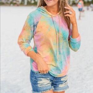 Lightweight Tie Dye Hoodie